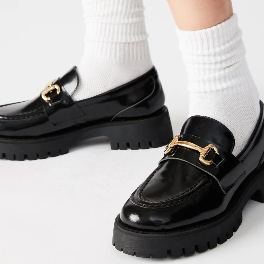 Steve Madden LANDO BLACK Loafers